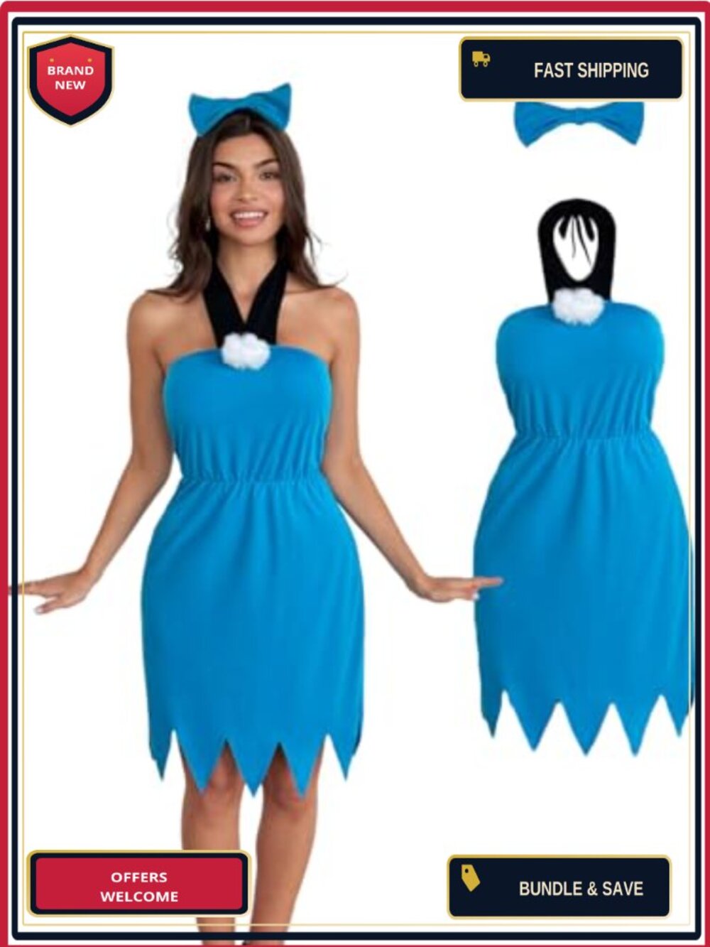 Caveman Halloween Costume Set for Adults